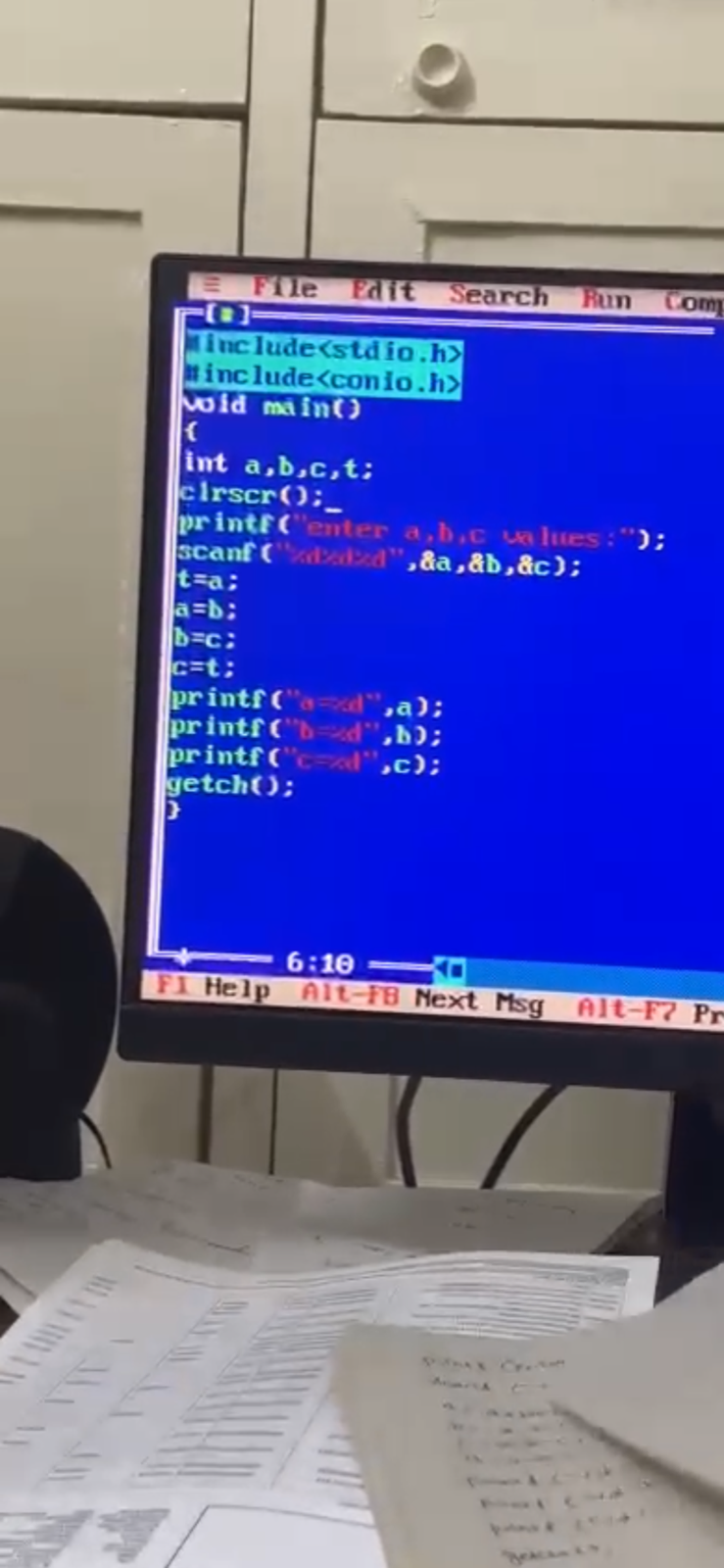 Reversing an Array